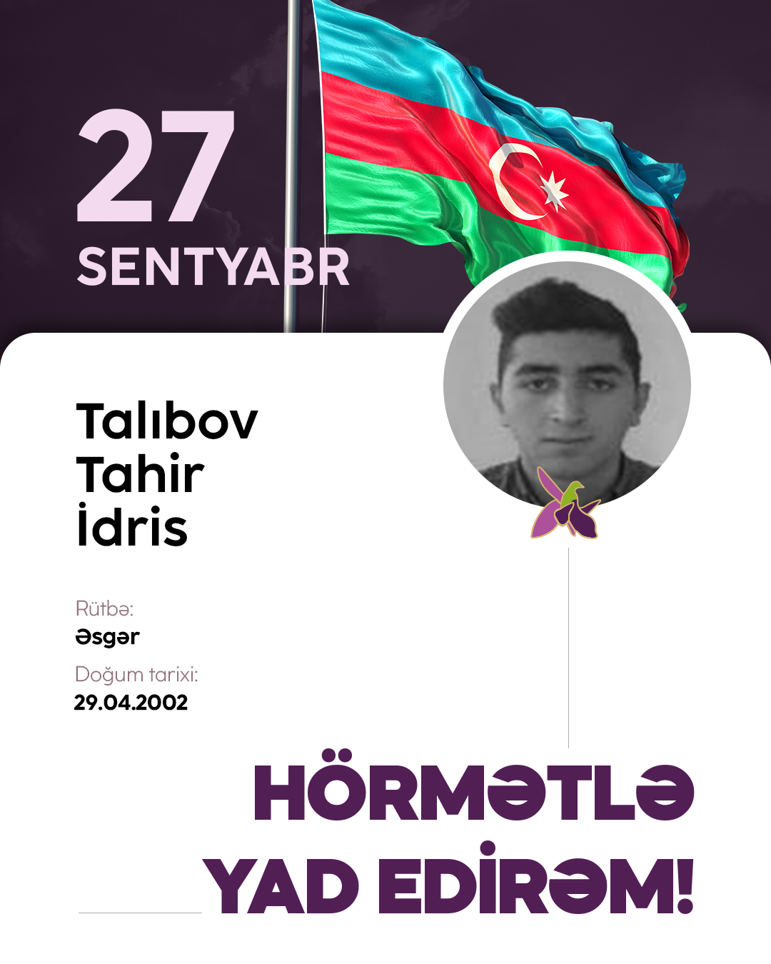 Talıbov Tahir İdris