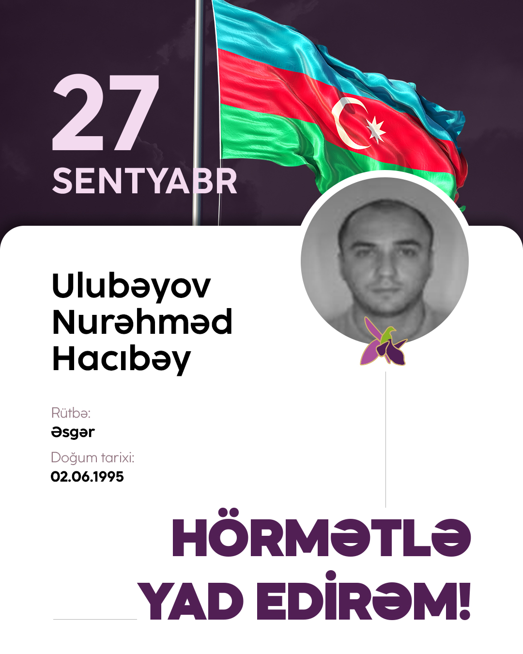 Ulubəyov Nurəhməd Hacıbəy
