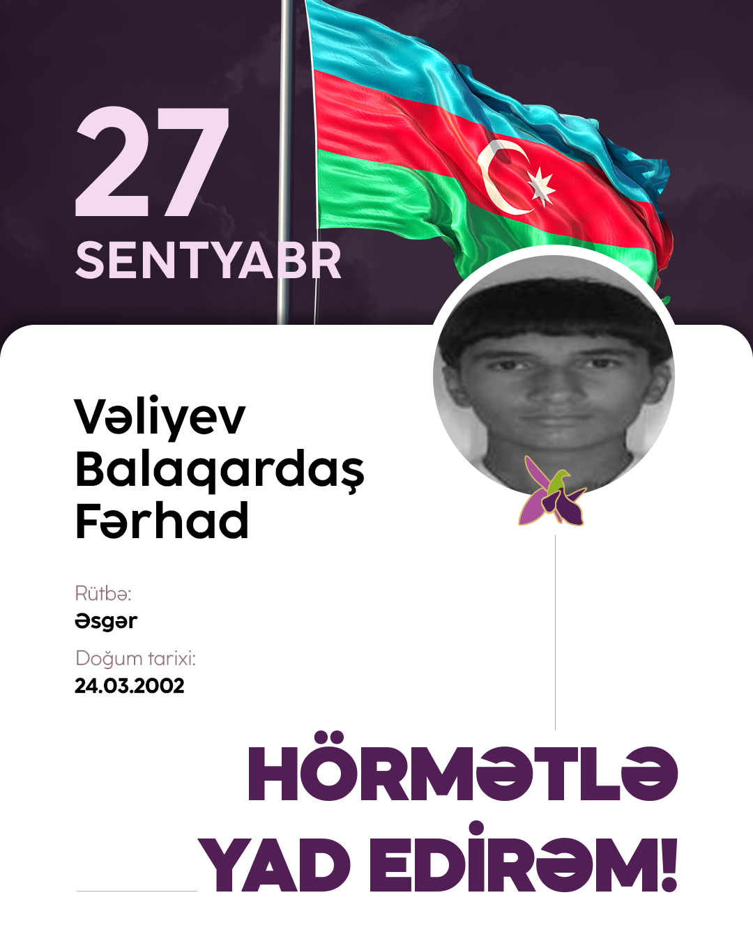 Vəliyev Balaqardaş Fərhad