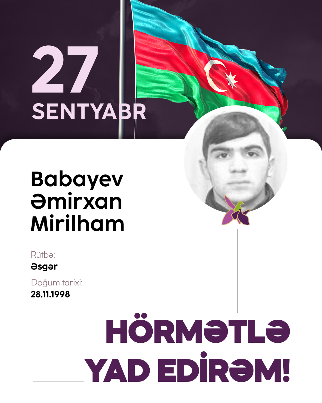 Babayev Əmirxan Mirilham