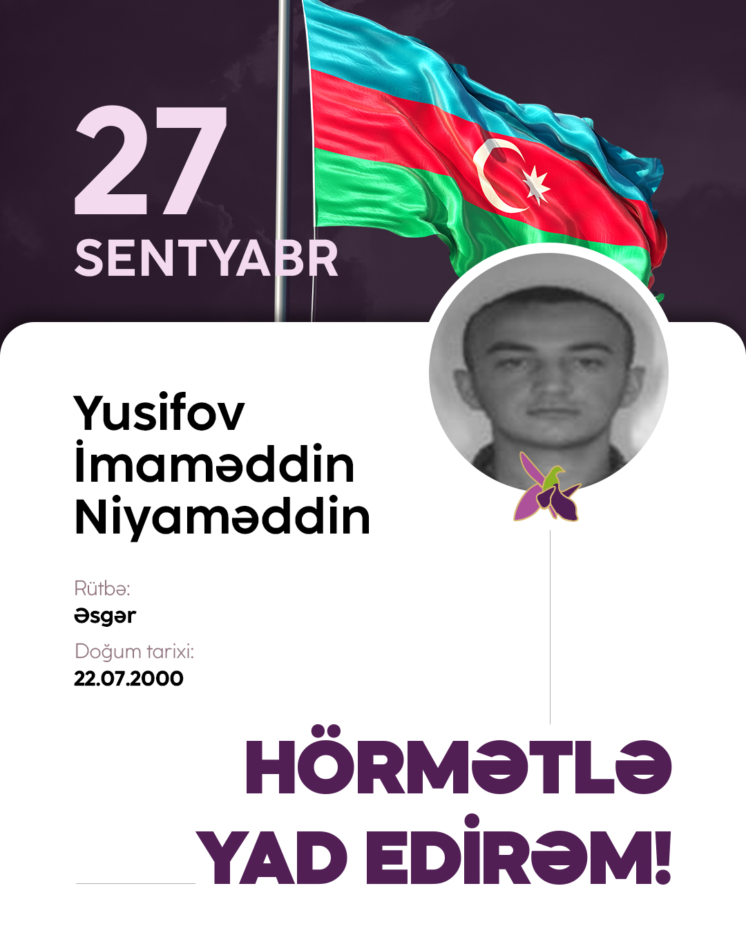 Yusifov İmaməddin Niyaməddin
