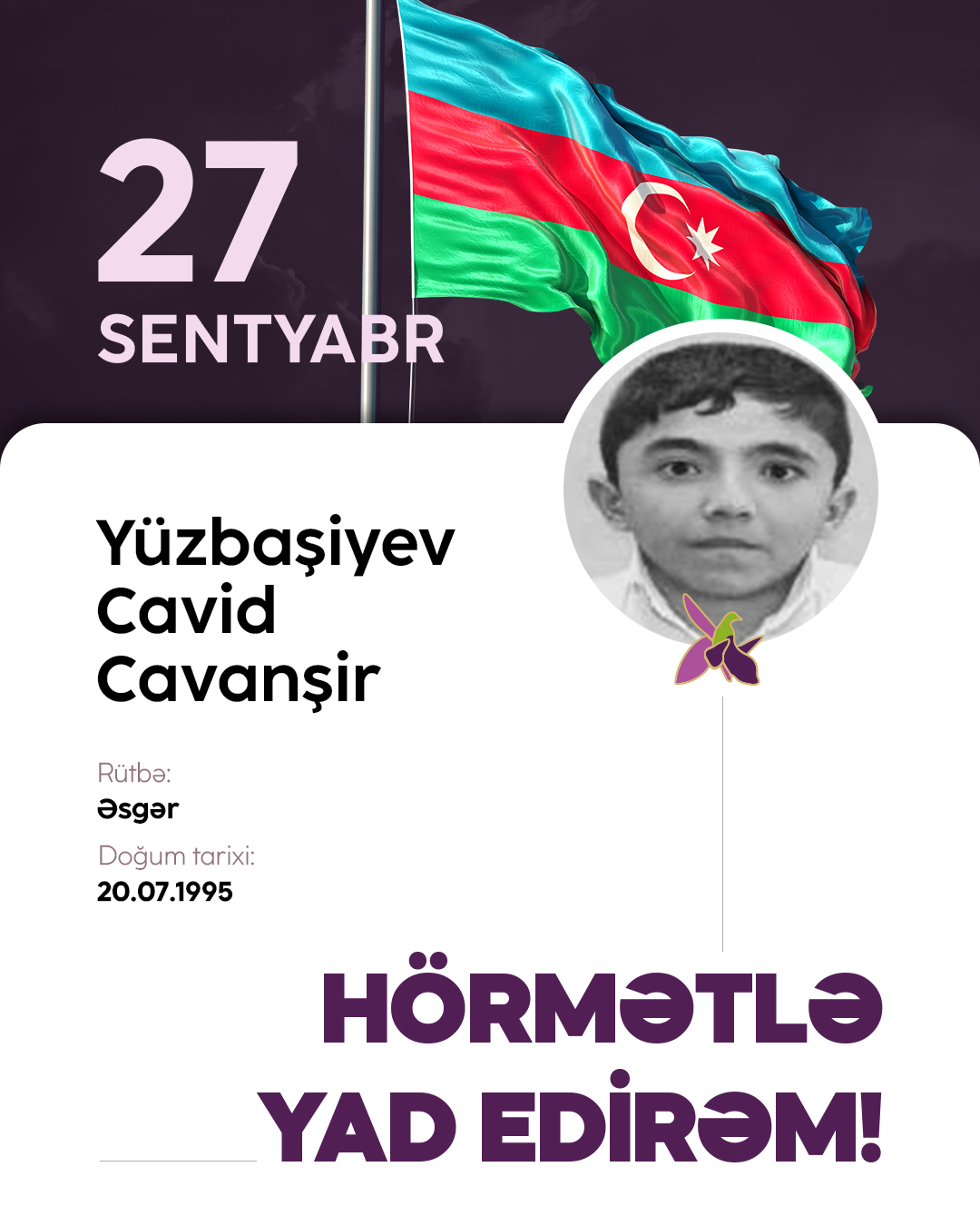 Yüzbaşiyev Cavid Cavanşir