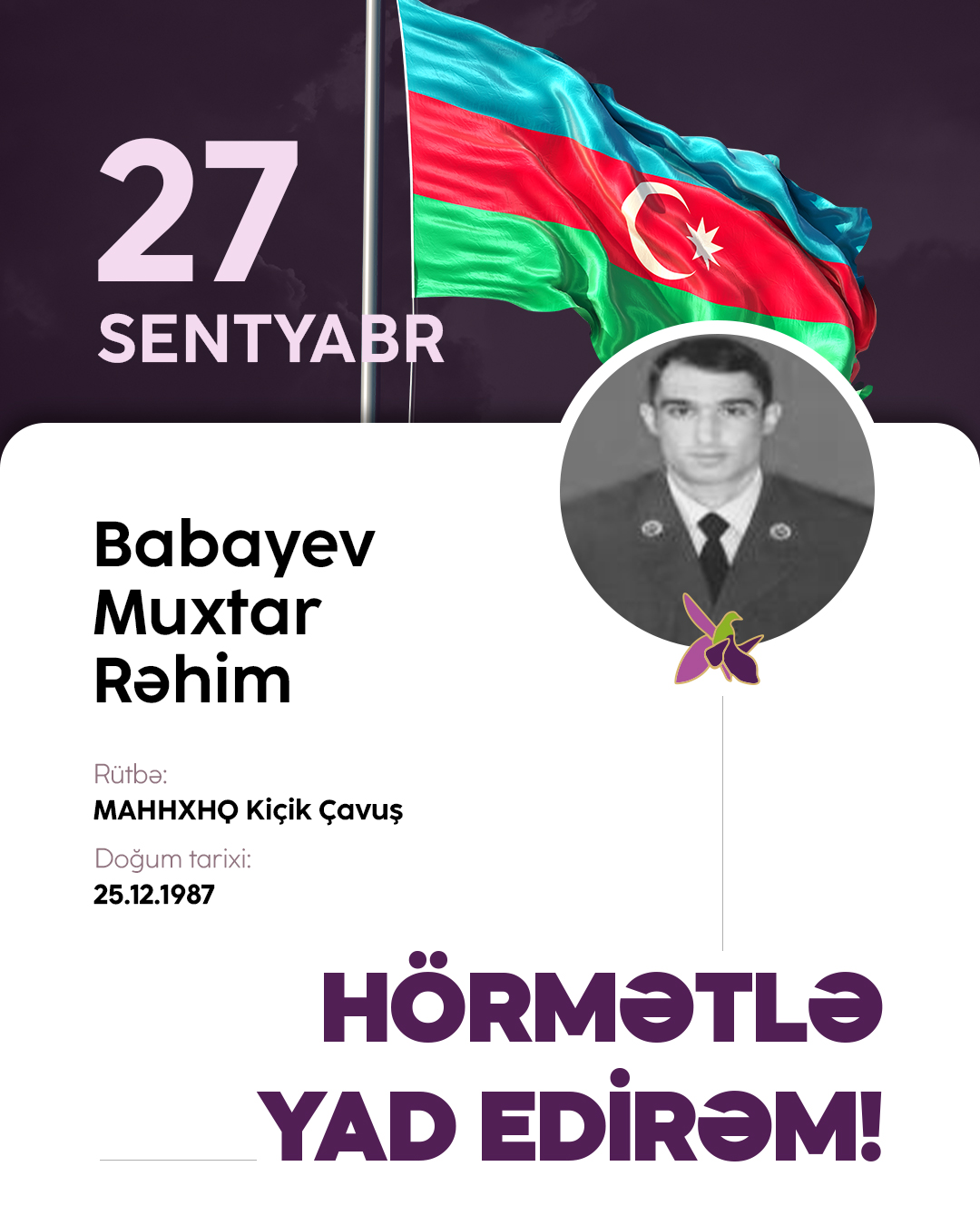 Babayev Muxtar Rəhim
