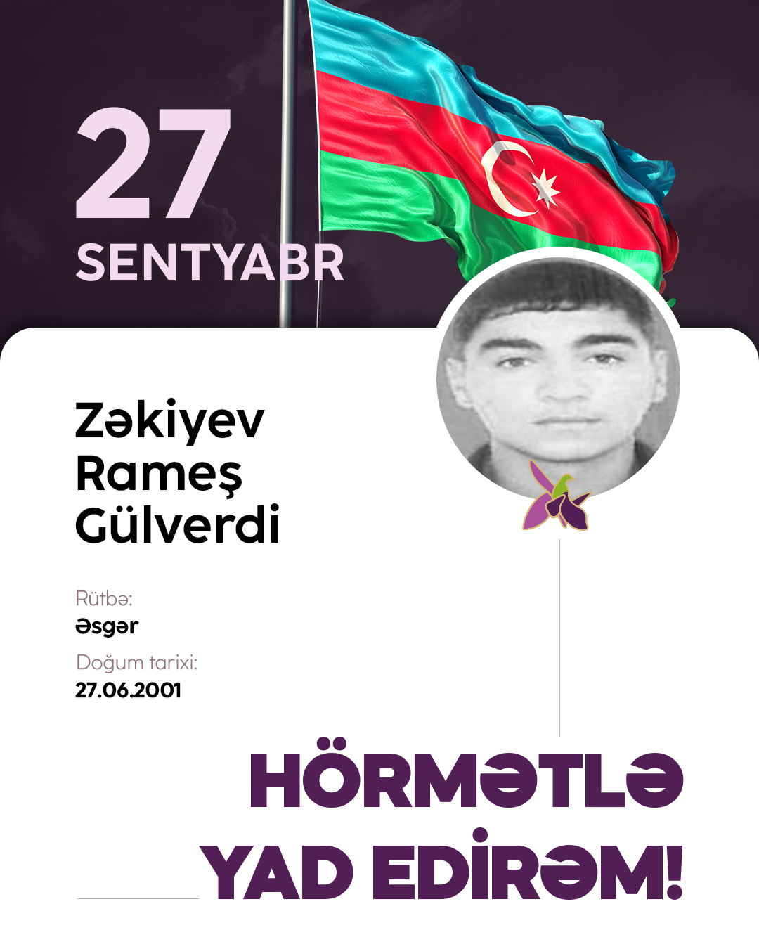 Zəkiyev Rameş Gülverdi
