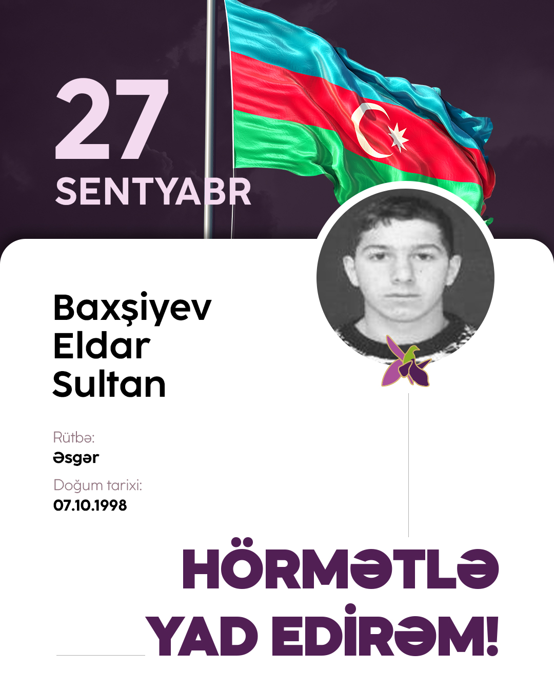 Baxşiyev Eldar Sultan