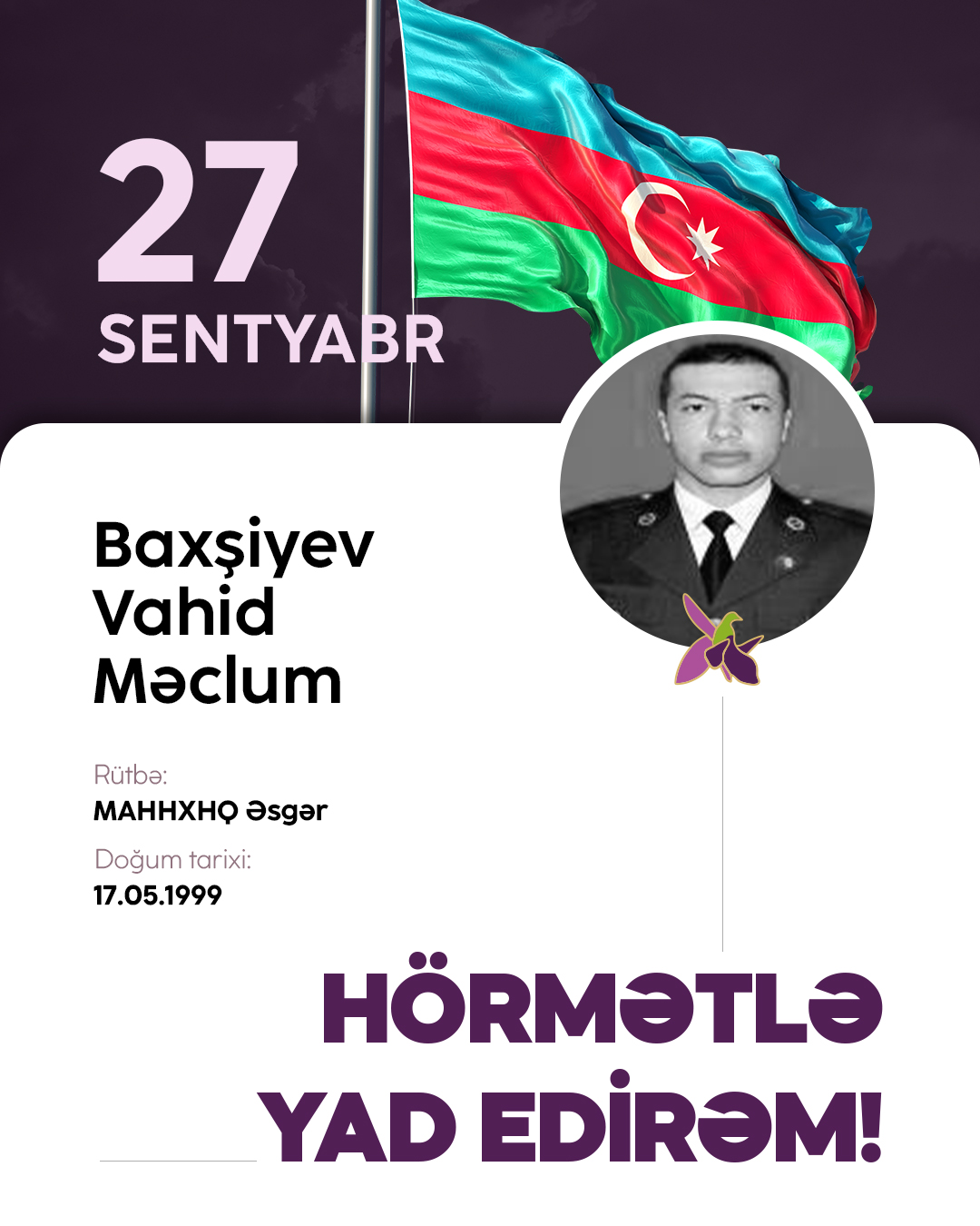 Baxşiyev Vahid Məclum