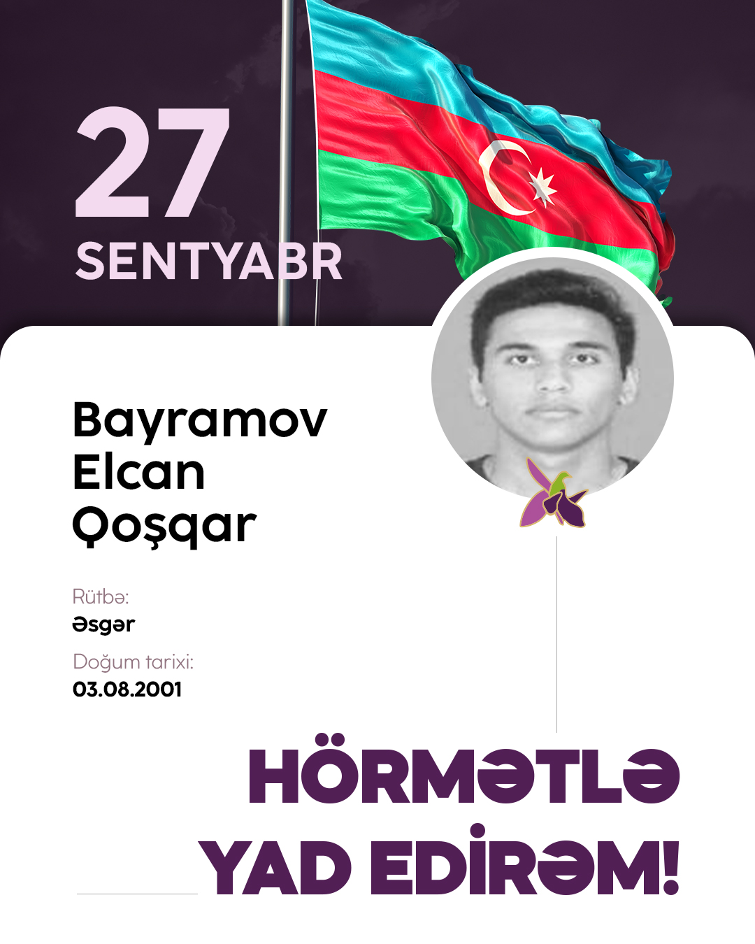 Bayramov Elcan Qoşqar