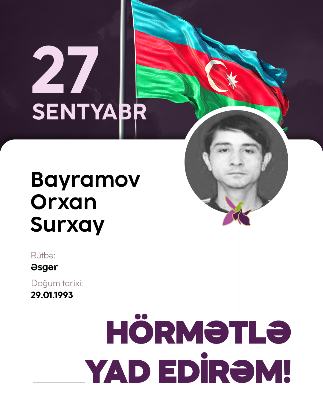 Bayramov Orxan Surxay