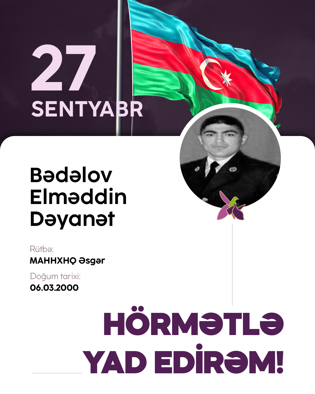 Bədəlov Elməddin Dəyanət