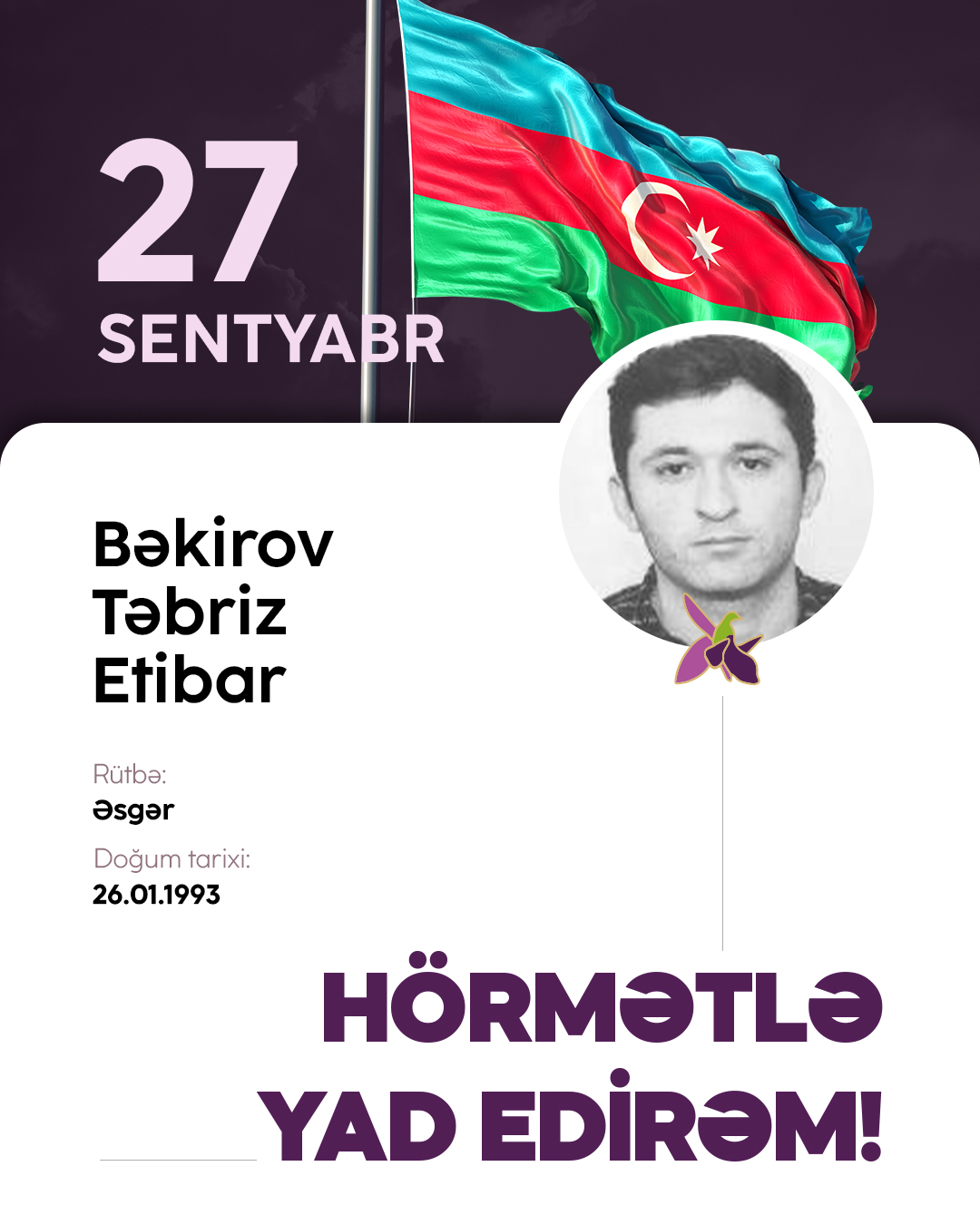 Bəkirov Təbriz Etibar