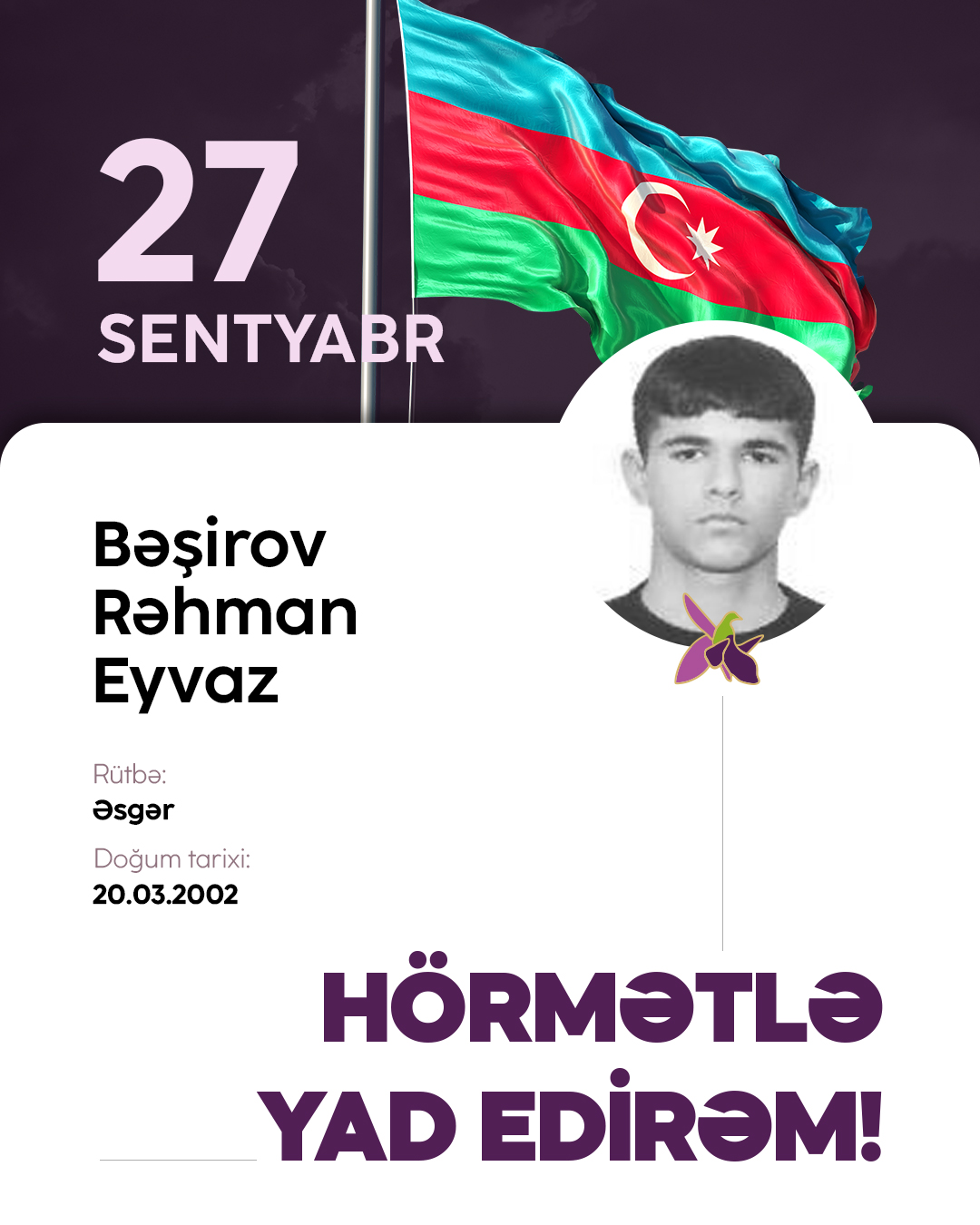 Bəşirov Rəhman Eyvaz