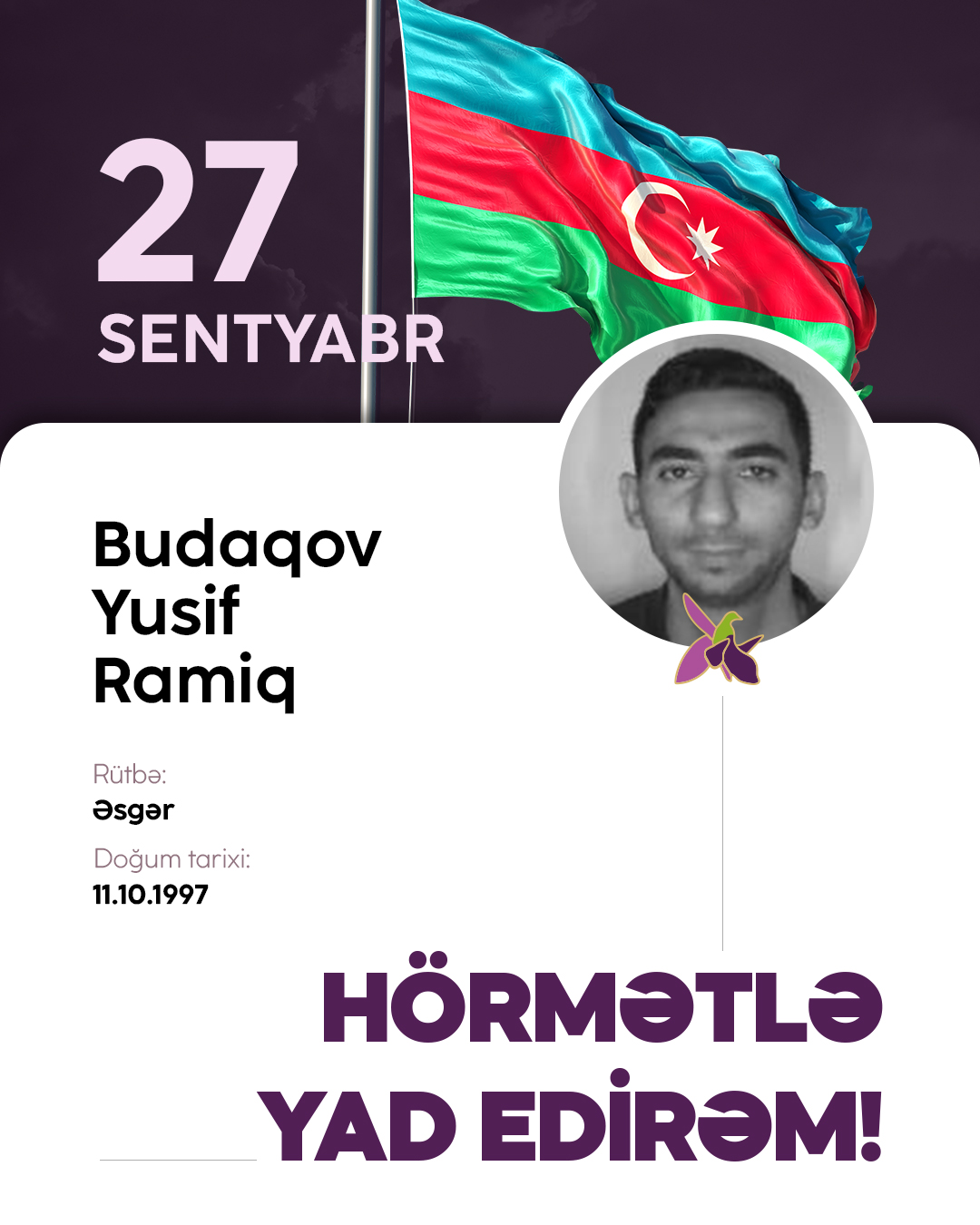 Budaqov Yusif Ramiq