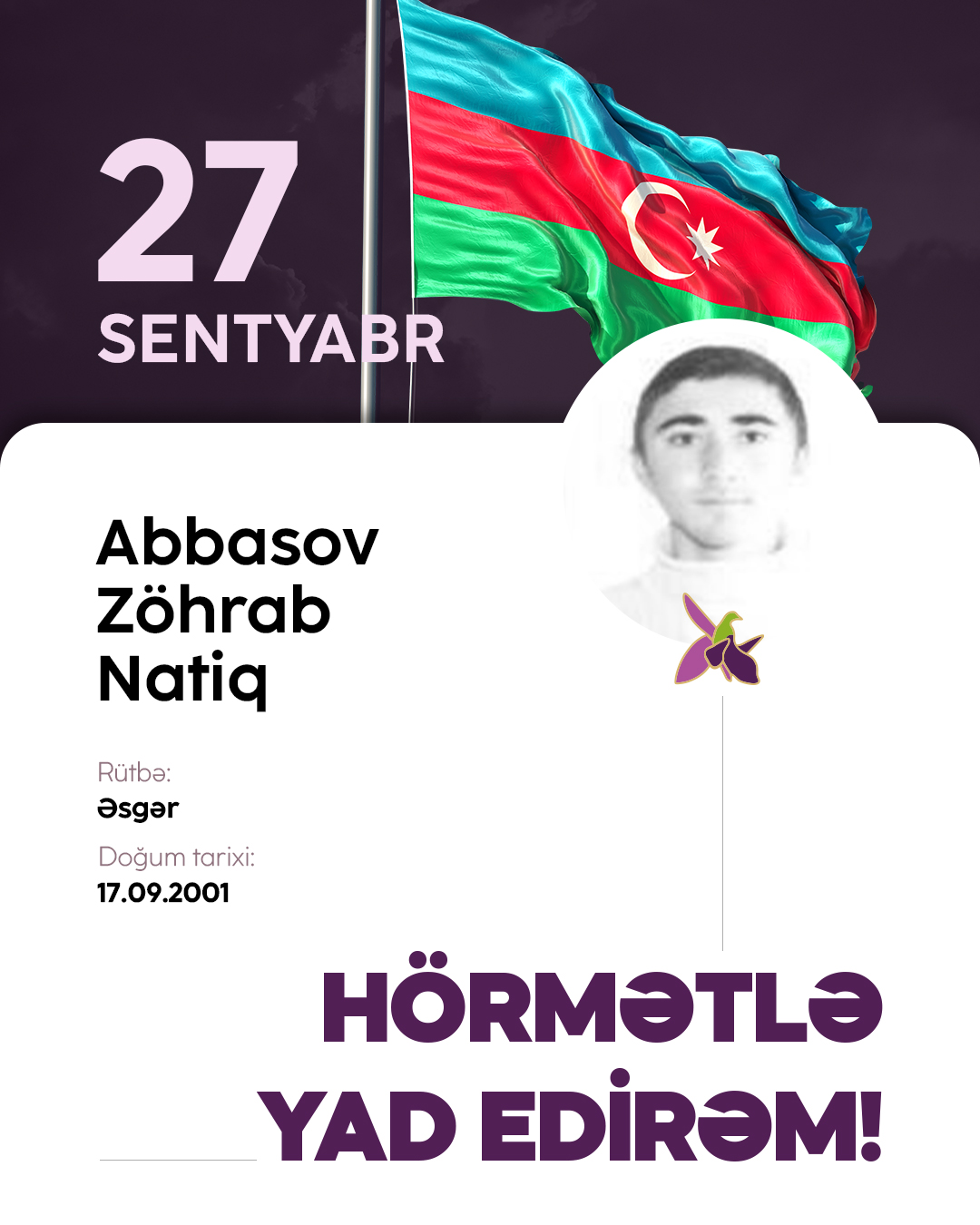 Abbasov Zöhrab Natiq