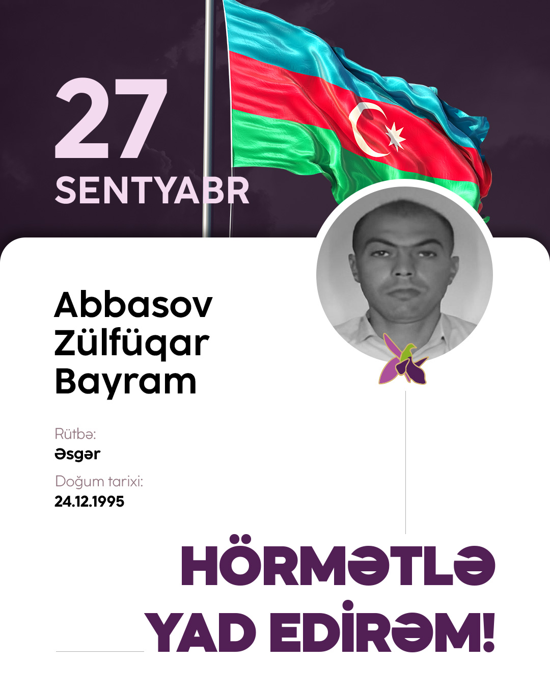 Abbasov Zülfüqar Bayram