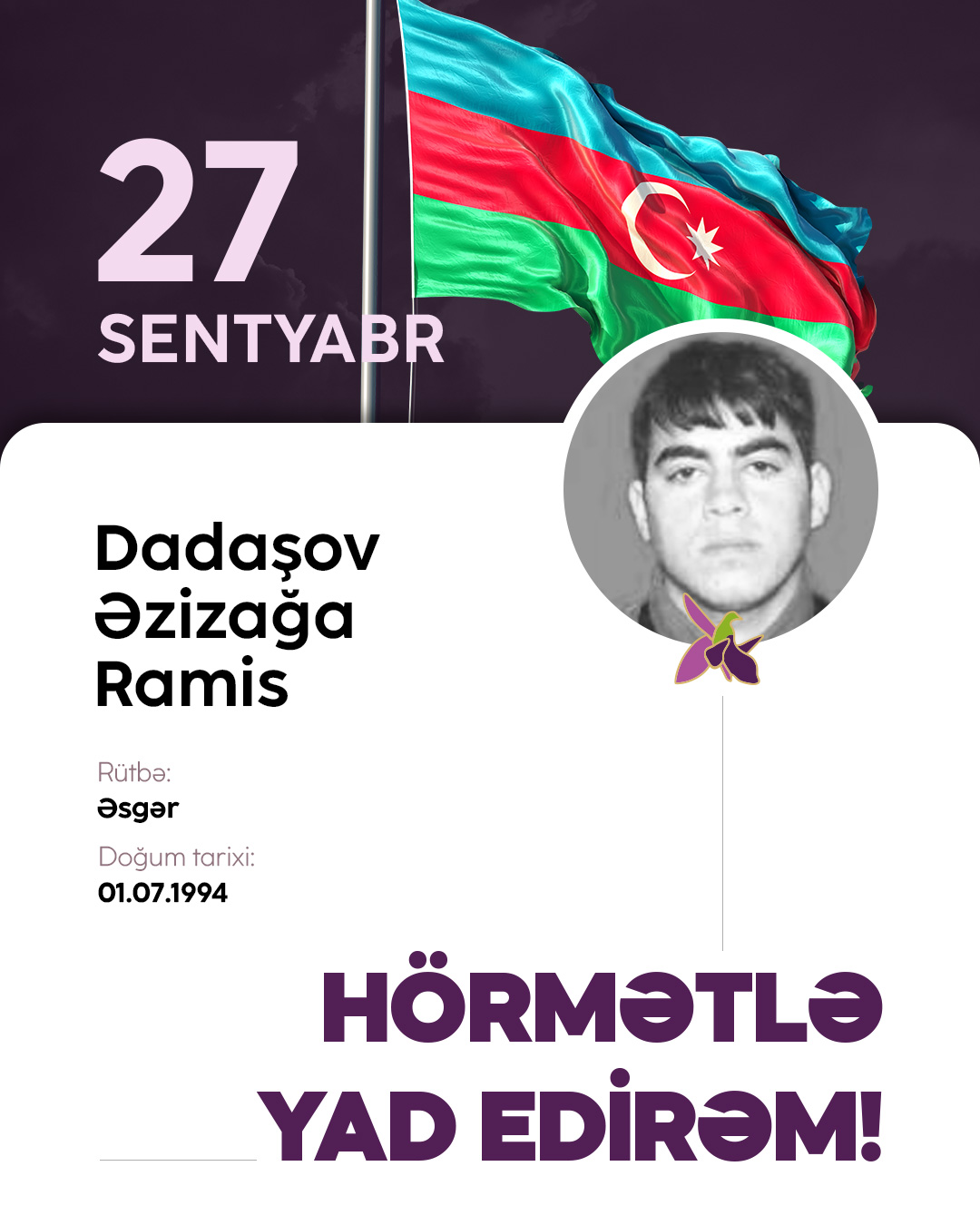 Dadaşov Əzizağa Ramis