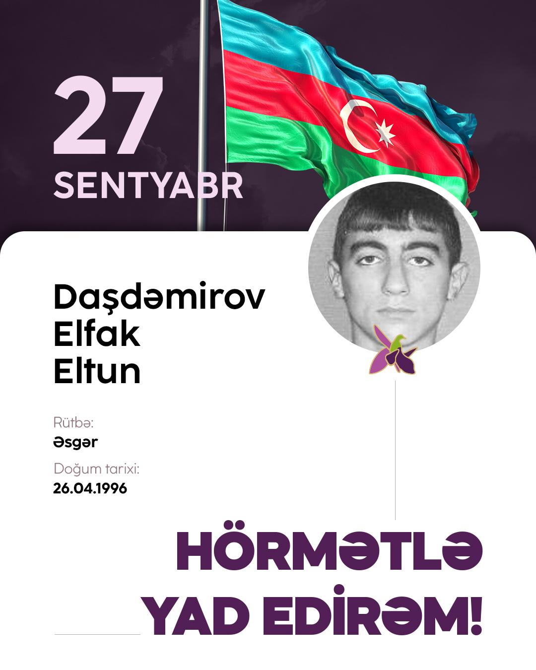 Daşdəmirov Elfak Eltun