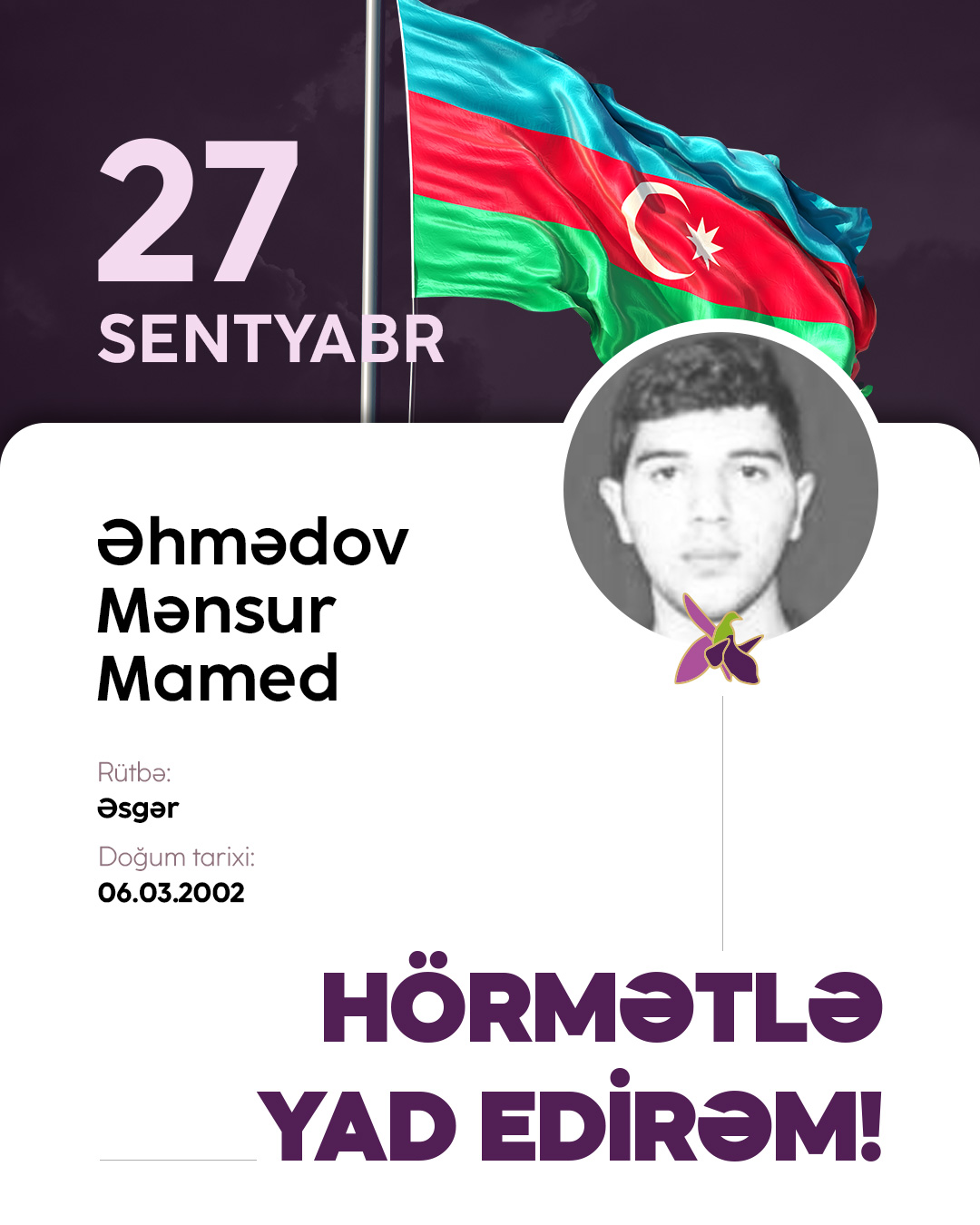 Əhmədov Mənsur Mamed