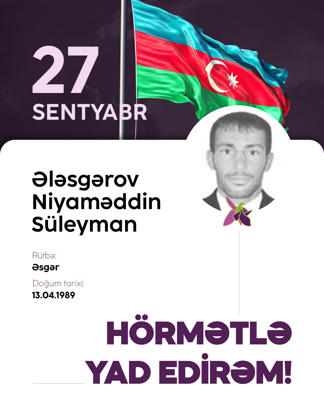 Ələsgərov Niyaməddin Süleyman