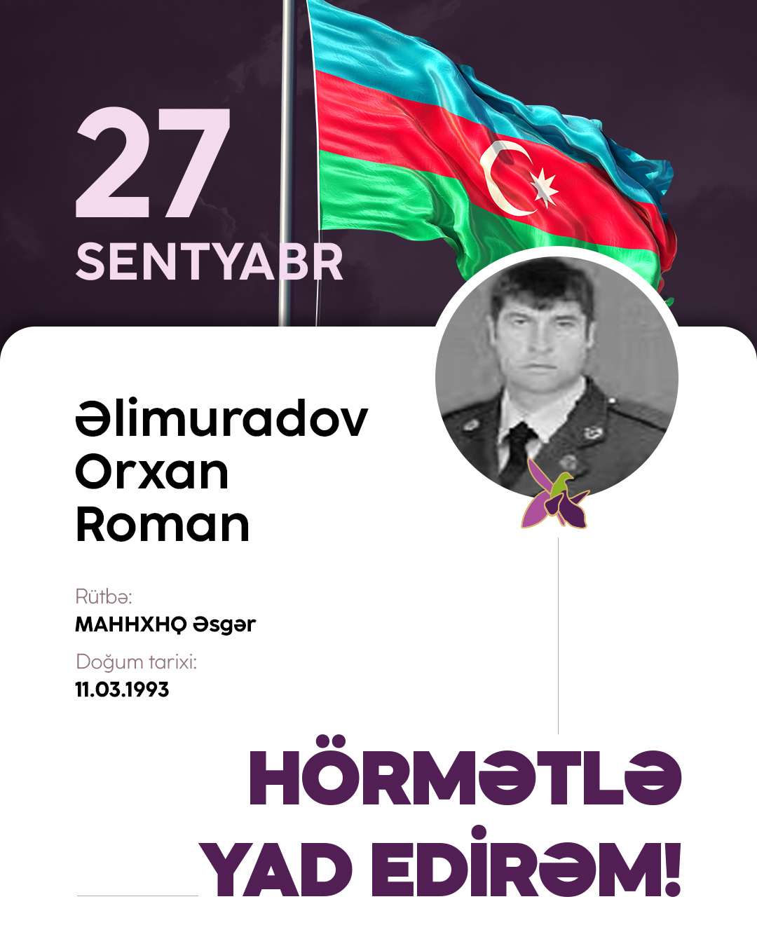Əlimuradov Orxan Roman