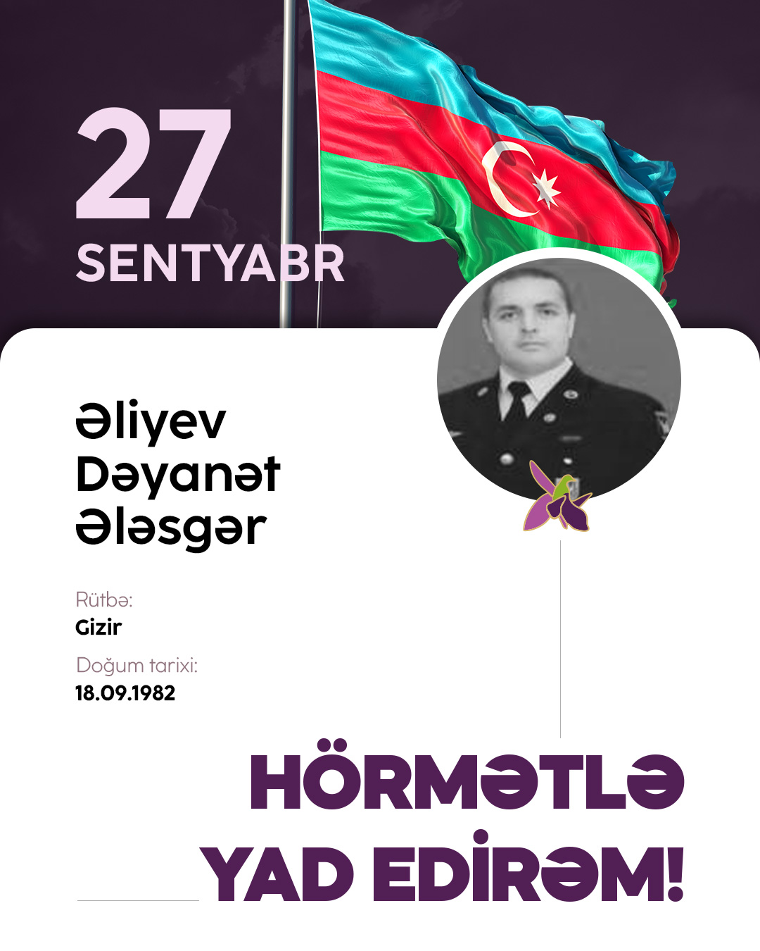 Əliyev Dəyanət Ələsgər