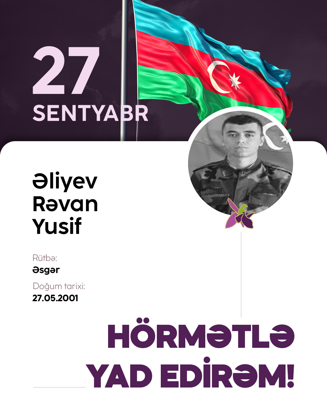 Əliyev Rəvan Yusif