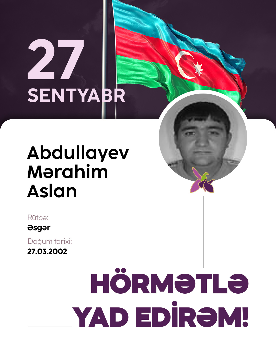 Abdullayev Mərahim Aslan
