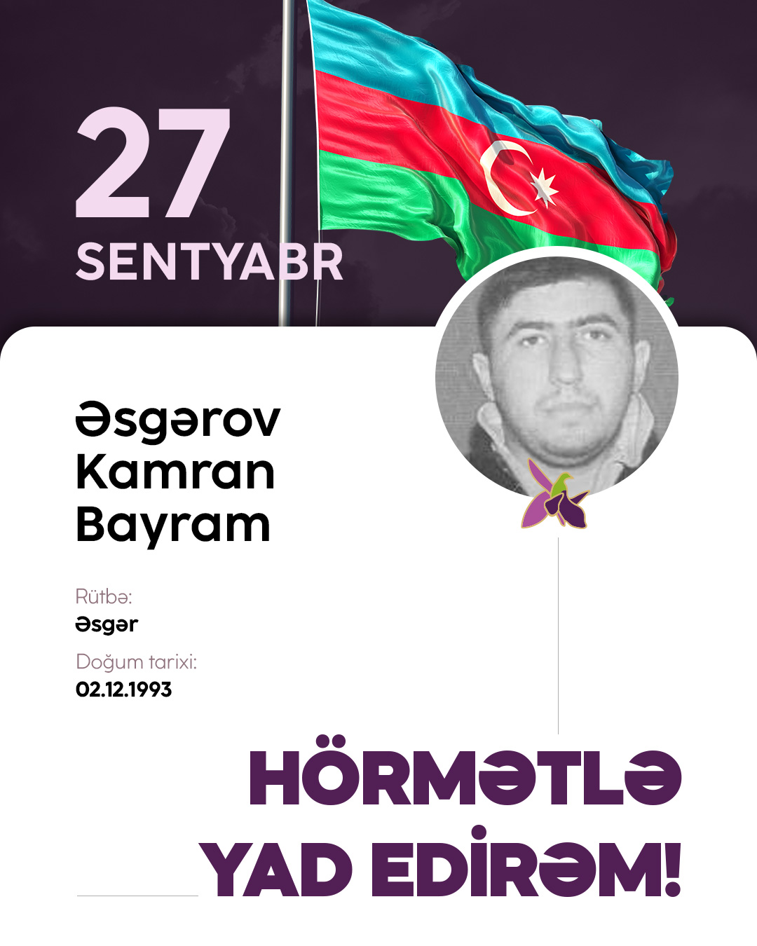Əsgərov Kamran Bayram