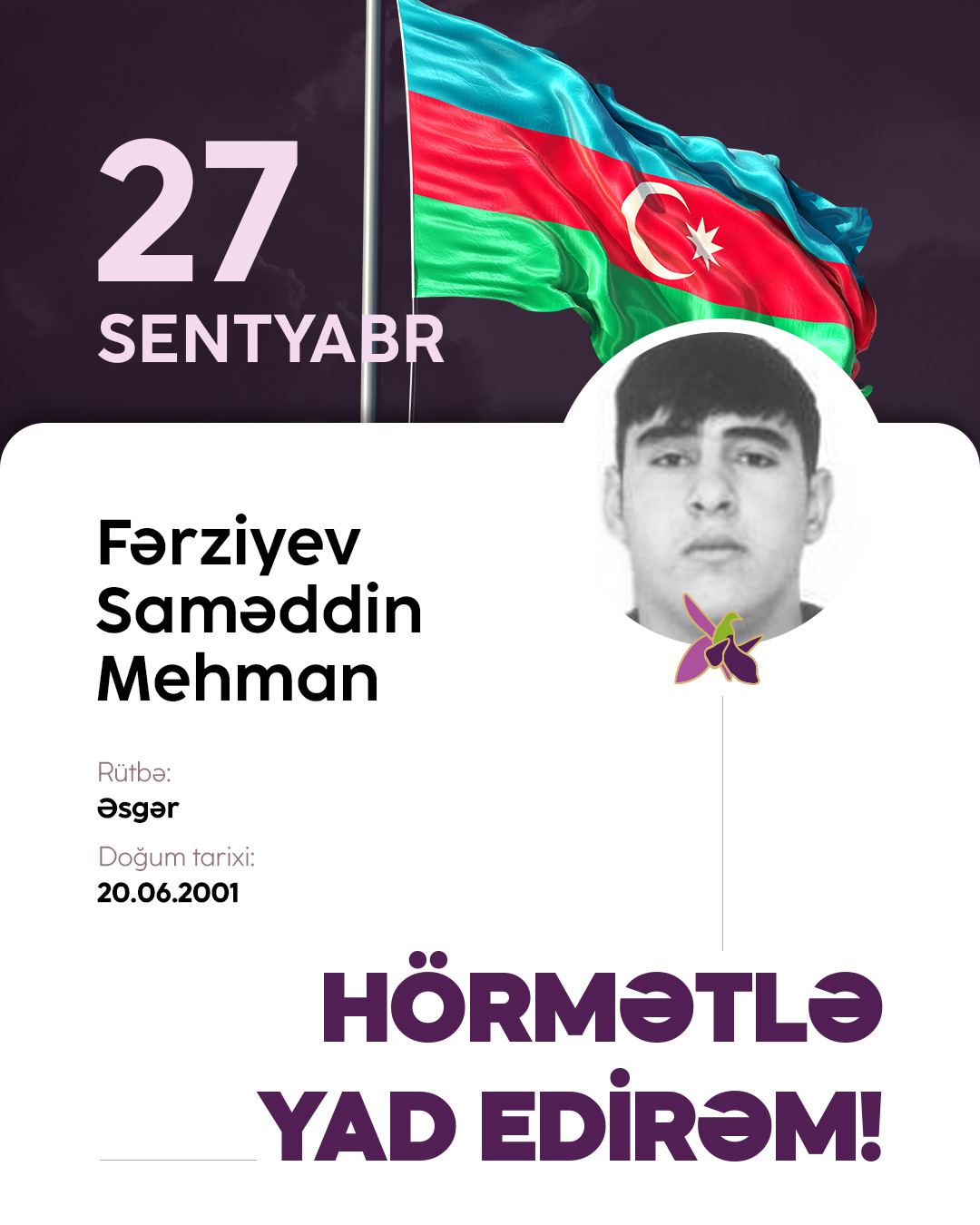 Fərziyev Saməddin Mehman